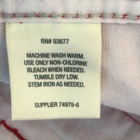 St John’s Bay Mens Shorts Sz 36 Red Raspberry - Picture 5 of 5